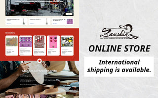 Zanshin Musical Instrumentsオンラインストアがオープン!