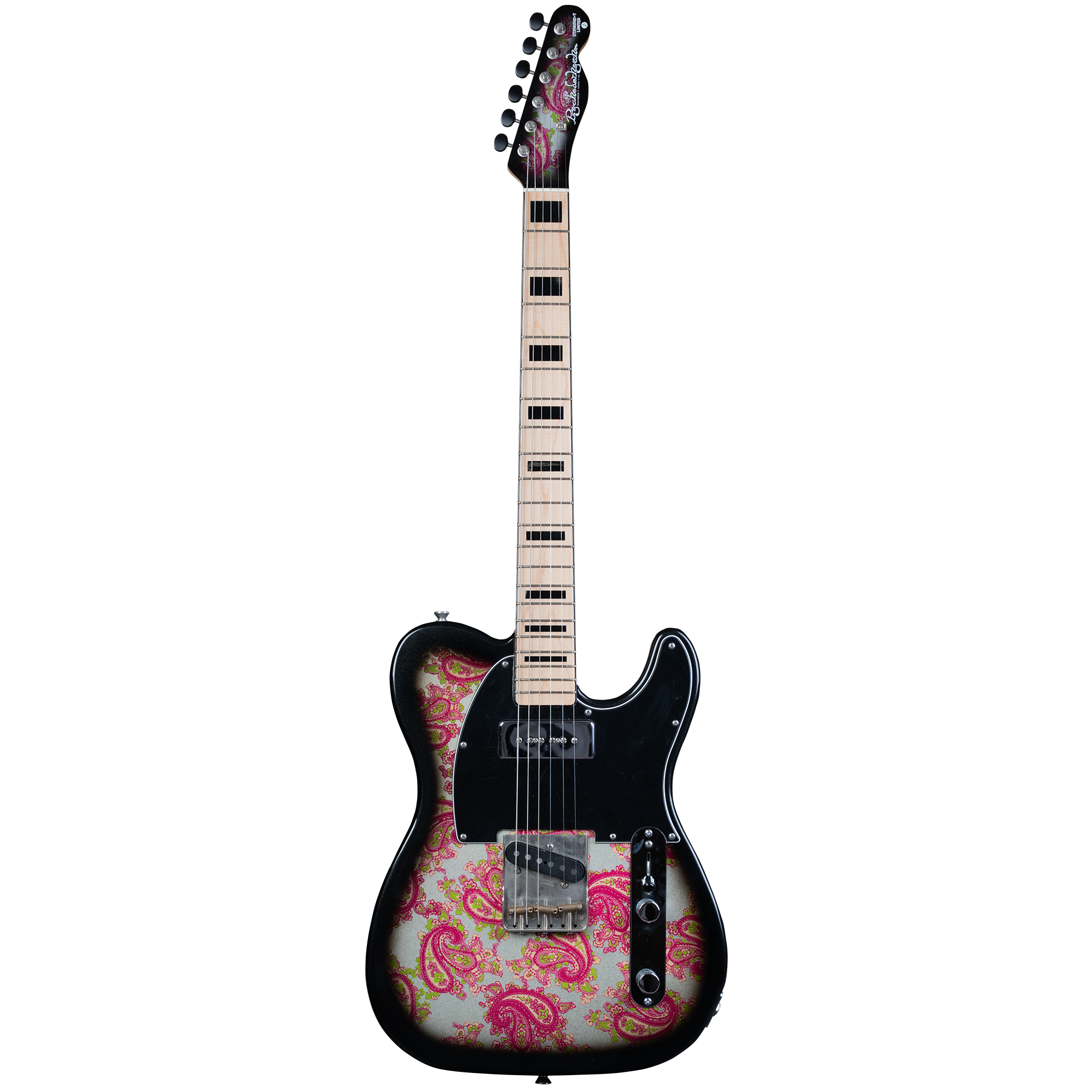 Psychederhythm | Standard-T Black Pink Paisley