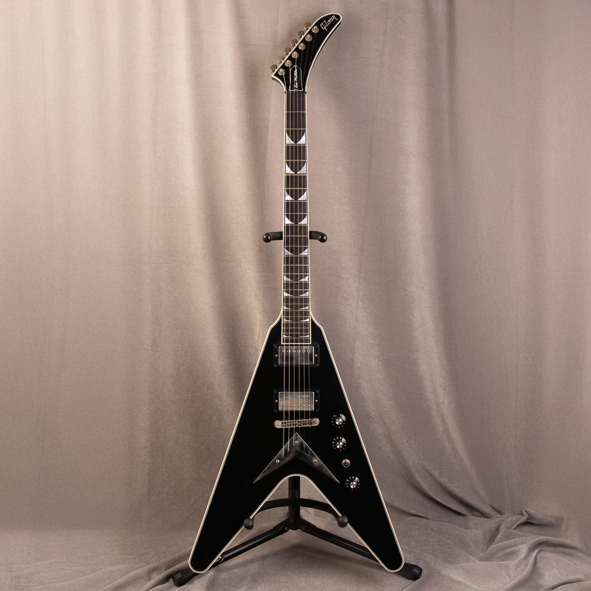 [極美品] Gibson Custom Shop | Dave Mustaine Flying V EXP Limited Edition Ebony VOS