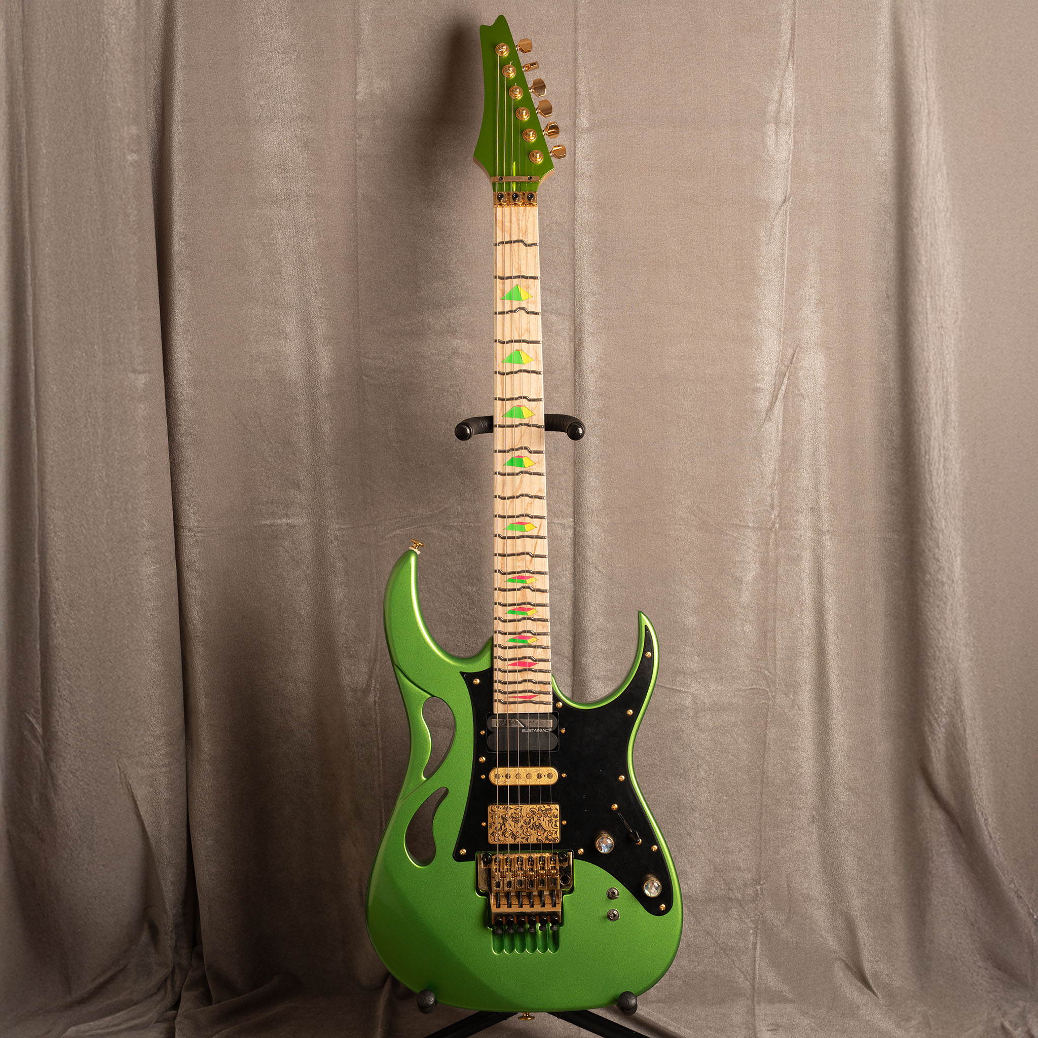 Ibanez | PIA3761-EVG Sustainiac Mod with Texas Guitars TT Neck