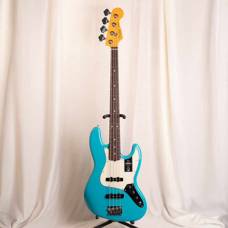 Fender® | American Professional II Jazz Bass® Miami Blue – Zanshin