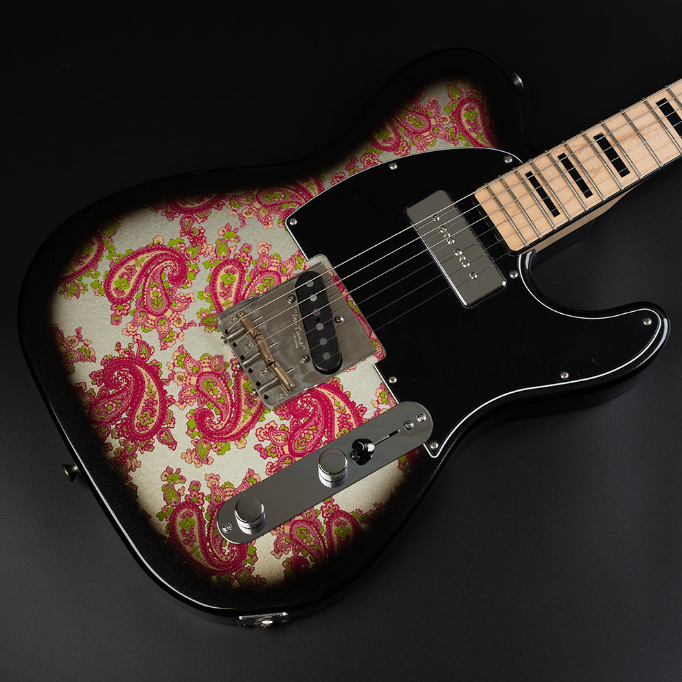 Psychederhythm | Standard-T Black Pink Paisley