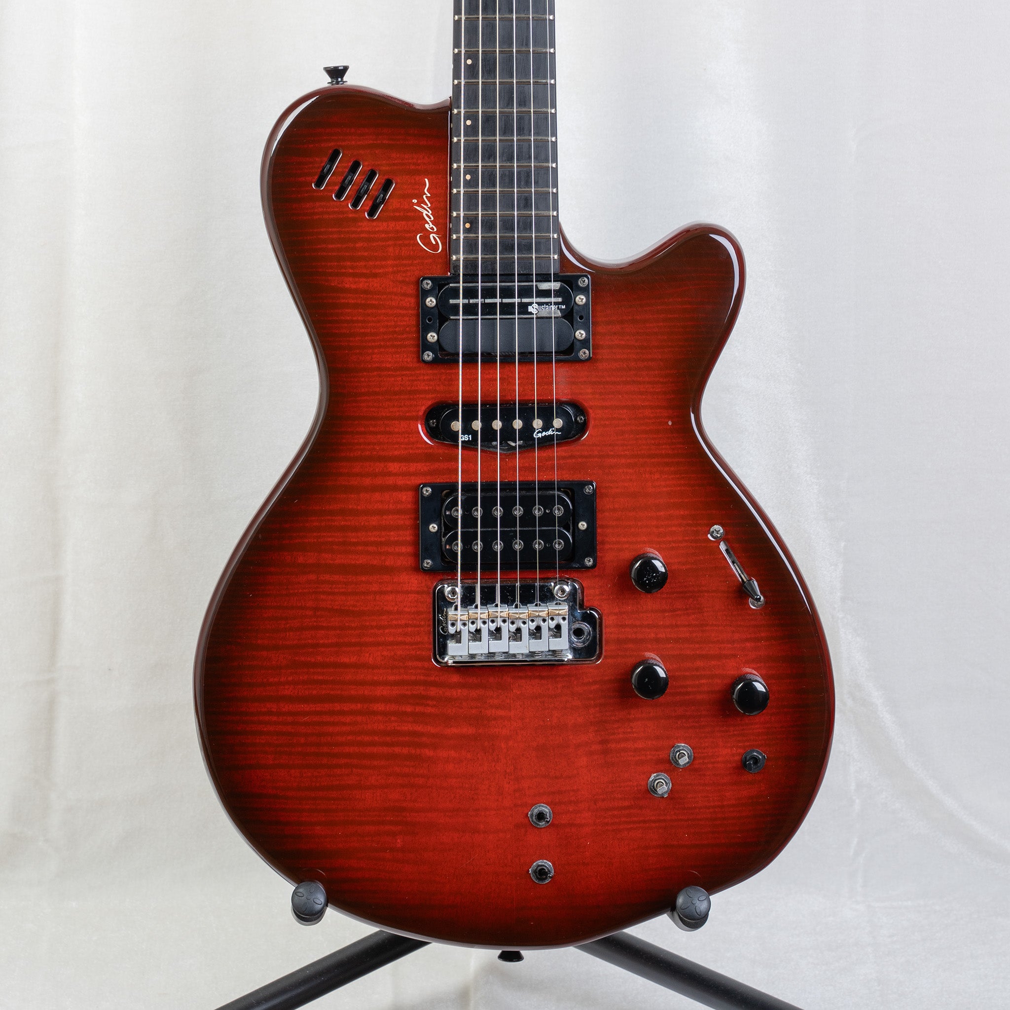 Godin | xtSA Lightburst Flame / Roland GR-55付き