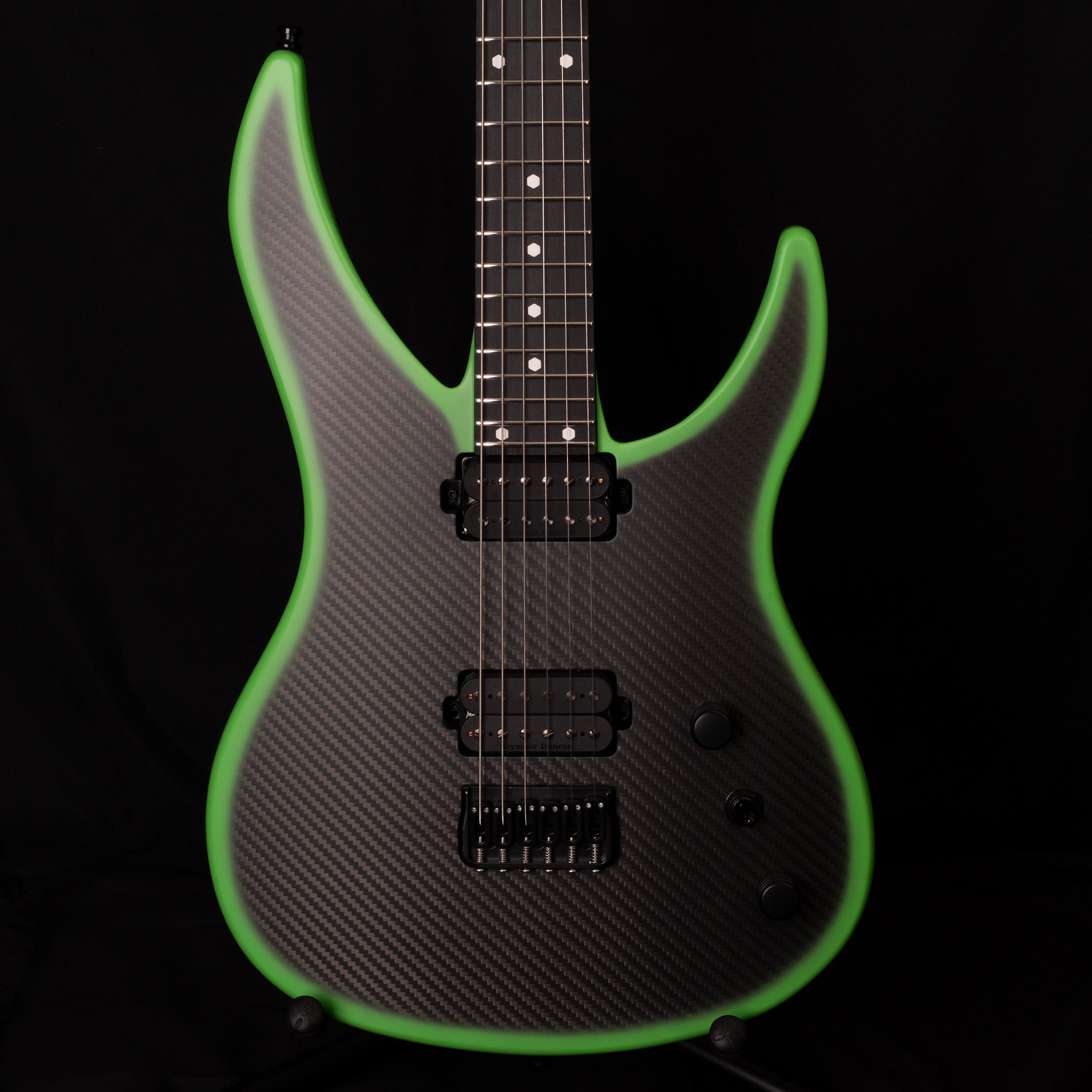 Ruf Guitars | Master Schrödinger 6 Neon Green Burst Satin