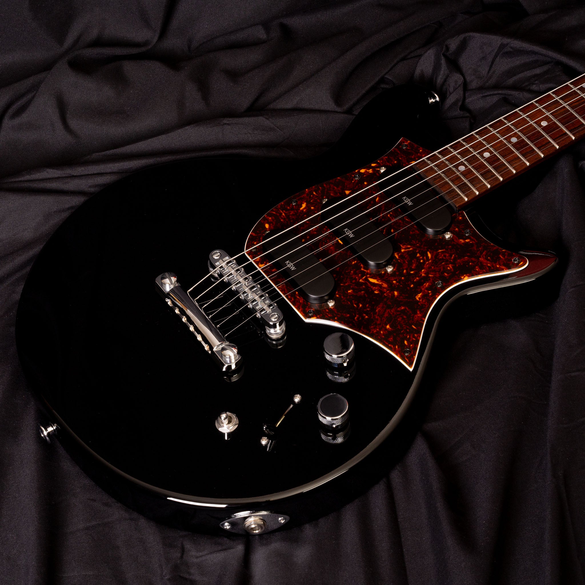 Kz Guitar Works | Kz One Junior 3S11 T.O.M Solid Black Prototype #3