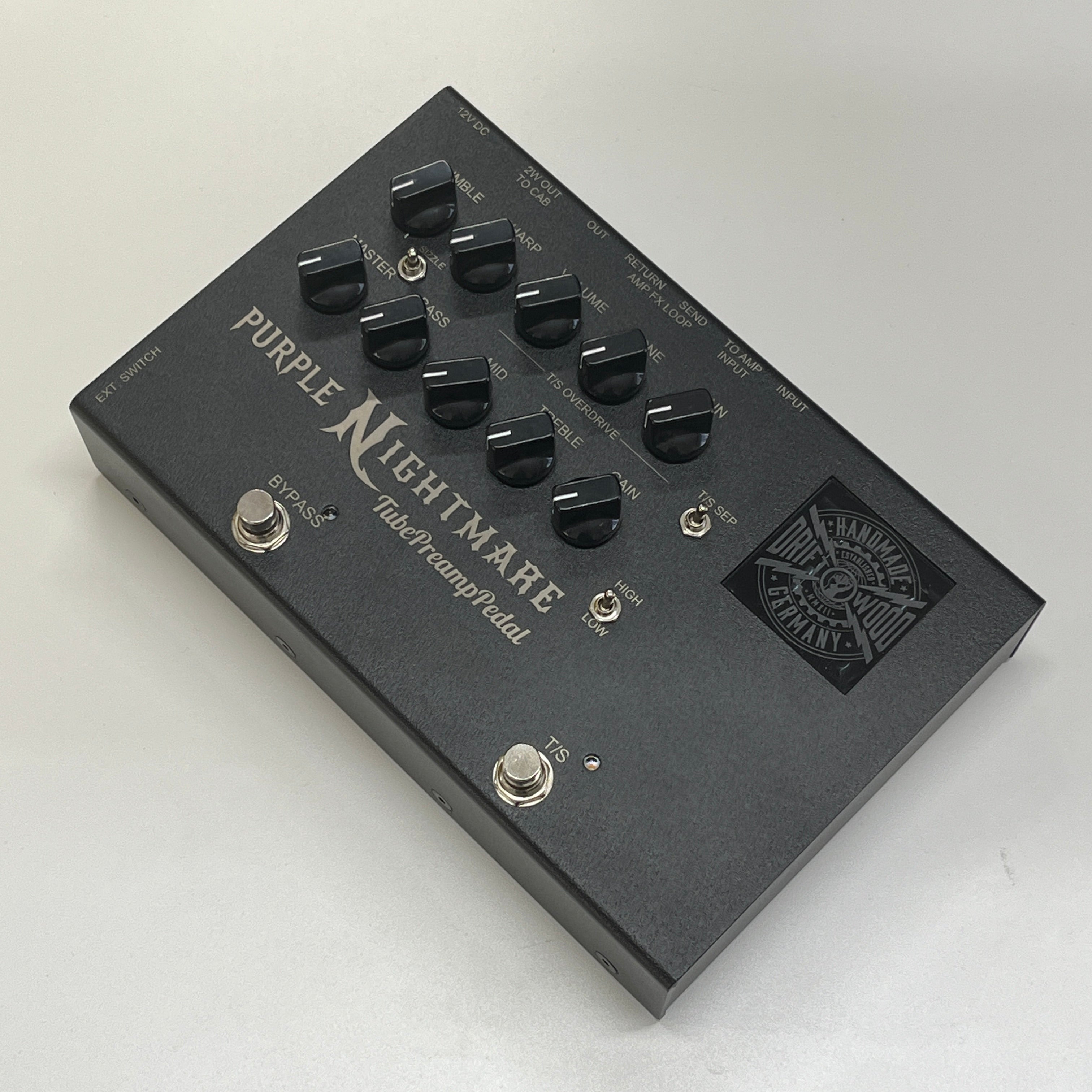 Driftwood Amplifier | PURPLE NIGHTMARE TUBE PREAMP PEDAL