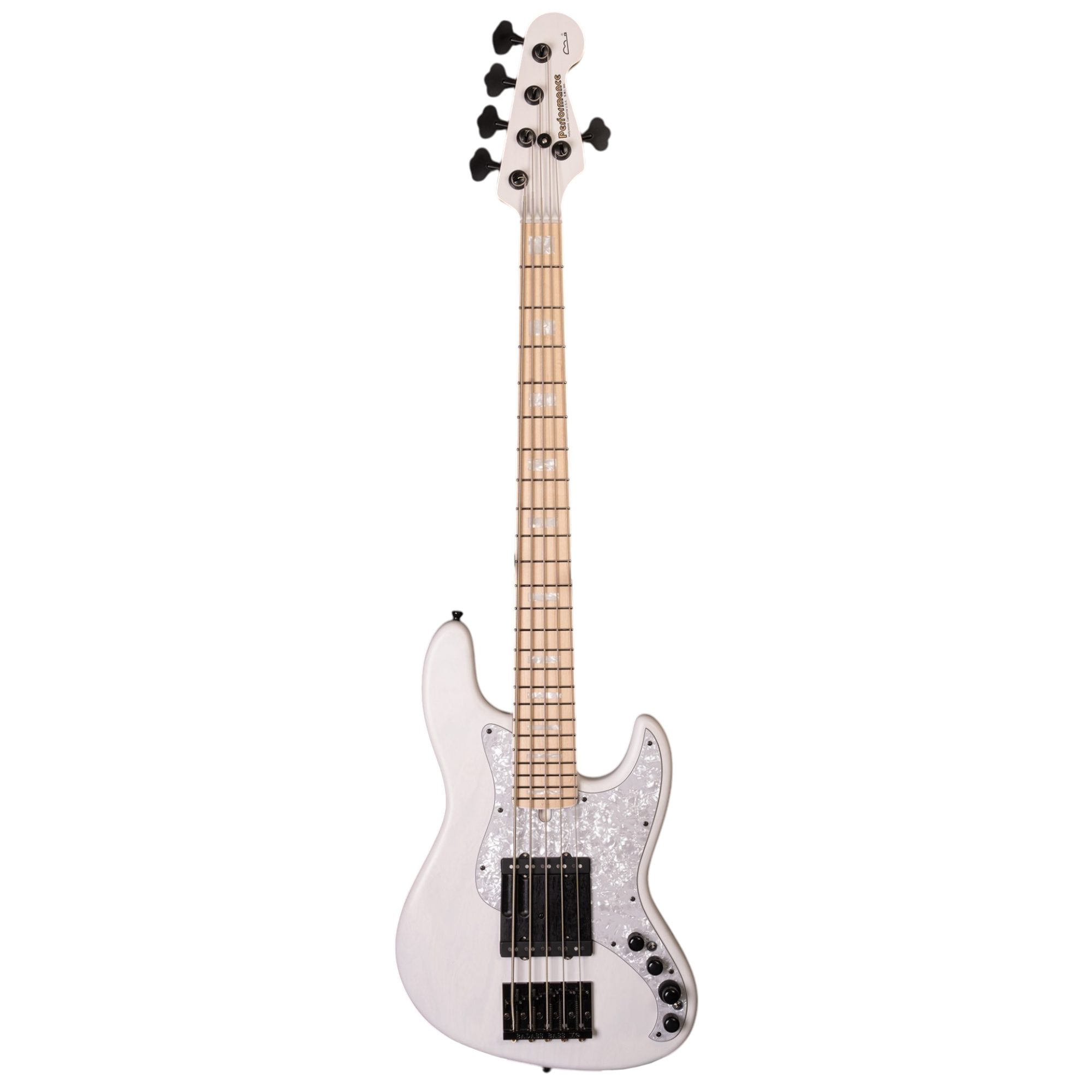 Performance Guitar | YB-5-24 Bass (White)